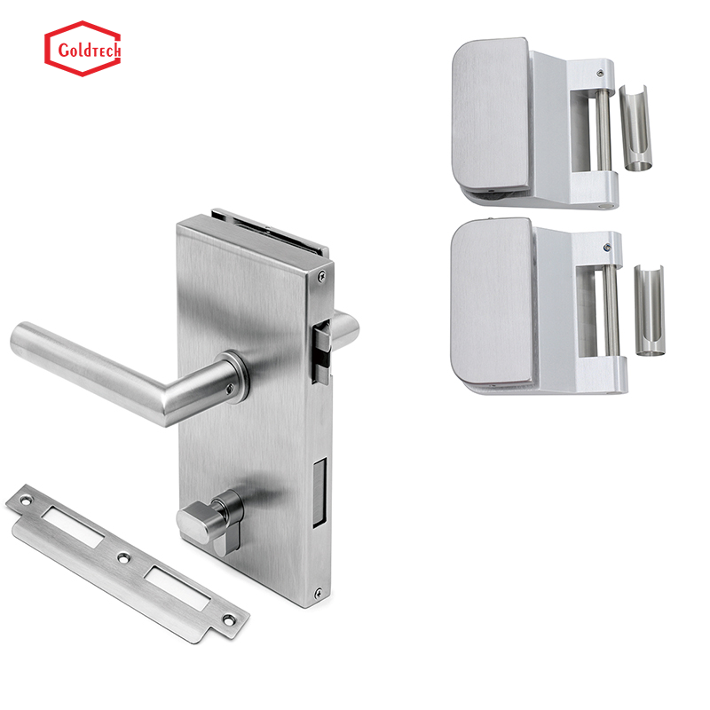 High Quality Frameless Glass Door Lock With Handles Buy Product Frameless Glass Door Lock,Door